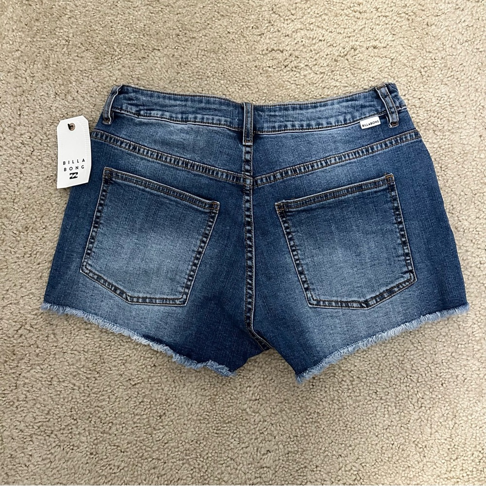 Billabong Drifter Denim Jean Shorts‎ Size 4 / Waist 27 NWT - Picture 3 of 10